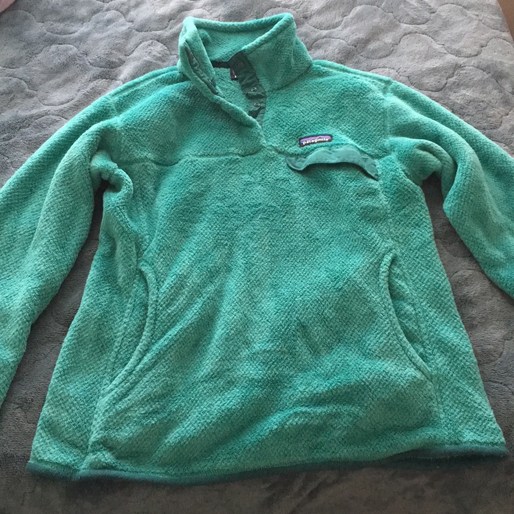 Blue/Green Patagonia Fleece